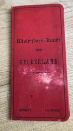 Oude wielrijderskaart voor Gelderland, Ophalen of Verzenden, Gelderland