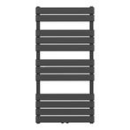 Handdoekradiator designradiator Flat Tube Zwart (mat), Ophalen, Radiator, Nieuw, Minder dan 60 cm