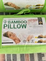 Bamboe Memory-Foam Kussen Bamboo kussens zacht comfort Nieuw, Wit, Nieuw, Ophalen of Verzenden, A