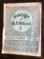 Bladmuziek Largo van Händel voor piano, Gebruikt, Klassiek, Ophalen of Verzenden, Artiest of Componist