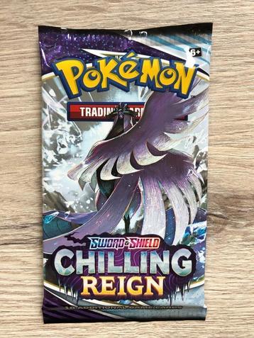 1x booster pack Chilling Reign (Sword & Shield) Pokemon! beschikbaar voor biedingen