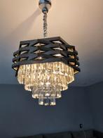 Moderne Kroonluchter - Antraciet, 6xE14, Zo Goed Als Nieuw, Ophalen of Verzenden