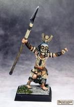 Jigeke the Exile, Mwangi Necromancer 60091 (metal) Wargames, Verzenden, Figuurtje(s), Reaper Miniatures, Info@sceneryenzo.nl