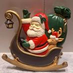 KERST: prachtige kerstman in arreslee, Ophalen of Verzenden