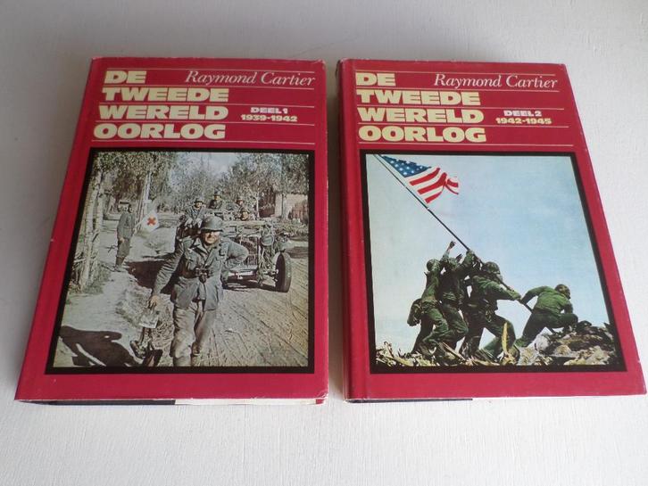 De Tweede Wereldoorlog - Raymond Cartier deel 1 & 2, Boeken, Oorlog en Militair, Zo goed als nieuw, Algemeen, Tweede Wereldoorlog