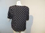 Essentiel Antwerp stippen top kers stiksel borst 40, Kleding | Dames, T-shirts, Maat 38/40 (M), Verzenden, Zwart, Zo goed als nieuw