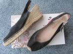 Espadrilles met sleehak, zwart, maat 40, Kleding | Dames, Schoenen, Zwart, Ophalen of Verzenden, Espadrilles of Moccasins, Macarena