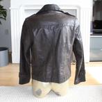 Mooie Leren Dames Jas (L) € 45,-, Bruin, Maat 42/44 (L), Ophalen of Verzenden, Zo goed als nieuw