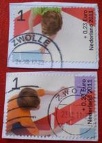 Nederland - 2x Kinderpostzegels - 2011, Postzegels en Munten, Na 1940, Verzenden, Gestempeld