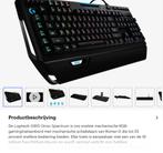 Logitech g910 rgb mechanical keyboard, Computers en Software, Toetsenborden, Ophalen of Verzenden, Zo goed als nieuw