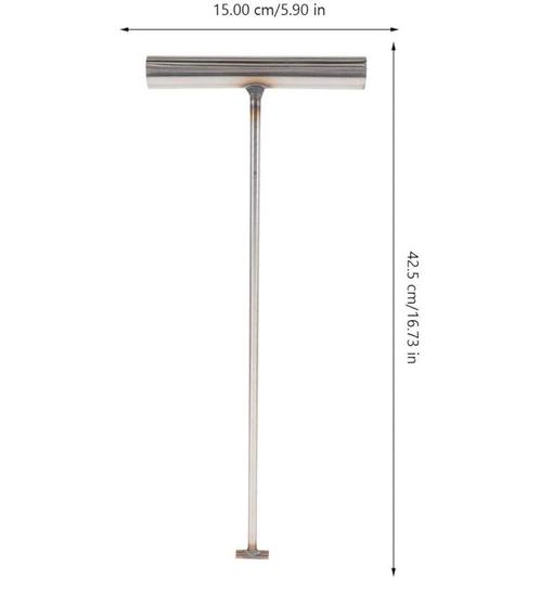 Nieuwe dekselhaak - RVS - 42.5cm, Doe-het-zelf en Verbouw, Gereedschap | Handgereedschap, Nieuw, Ophalen of Verzenden