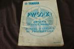 Yamaha PW50 K cross 1982 motorcycle owner's service manual, Ophalen of Verzenden, Yamaha