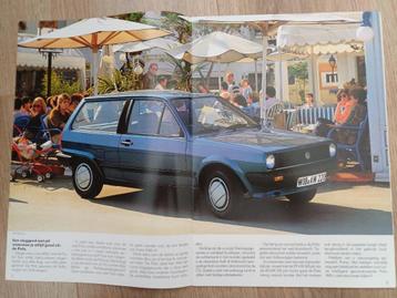 VW Polo brochure uit 1985 beschikbaar voor biedingen