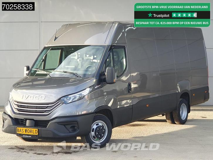 Iveco Daily 35C21 3.0L Automaat 210PK L3H2 2025-Model Dubbel, Auto's, Bestelauto's, Bedrijf, Te koop, Achteruitrijcamera, Airconditioning