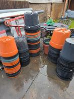 Stapel gebruikte bloempotten, Tuin en Terras, Bloempotten, Kunststof, ., Rond, .