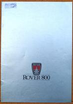 643 Rover 800, Folder 11Blz. In goede staat!, Ophalen of Verzenden, Zo goed als nieuw, Overige merken