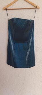 Blauwe glitter jurk/galajurk, Kleding | Dames, Nieuw, Blauw, Maat 42/44 (L), H&M