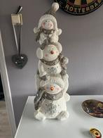 Kerstbeeld Sneeuwpop Stapel 70cm, Antiek en Kunst, Ophalen