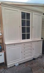 Landelijke witte buffetkast, Ophalen, Gebruikt, 50 tot 75 cm, 200 cm of meer