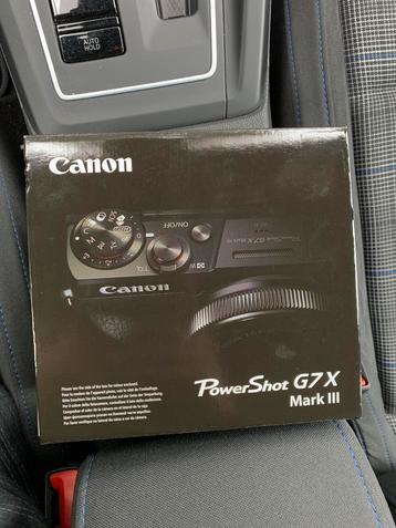 Canon G7X Mark III Zilver | Nieuw | WEG = WEG beschikbaar voor biedingen