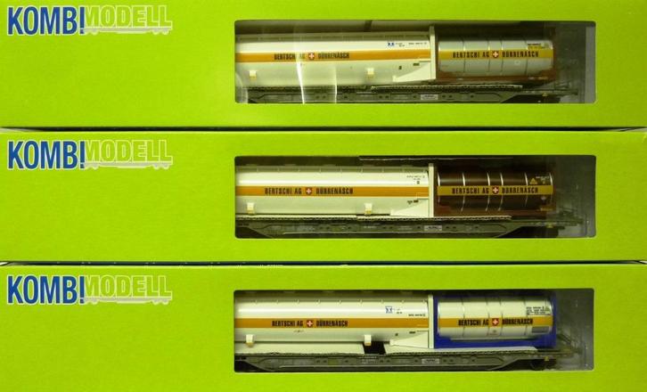 Kombimodell 10389.01 - 0.2 - 0.3 BERTSCHI, Hobby en Vrije tijd, Modeltreinen | H0, Nieuw, Treinset, Gelijkstroom, Overige merken