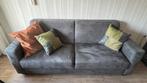 Moderne 4-zits bank Nepal, graphiet kleur, Ophalen, 75 tot 100 cm, Zo goed als nieuw, Rechte bank