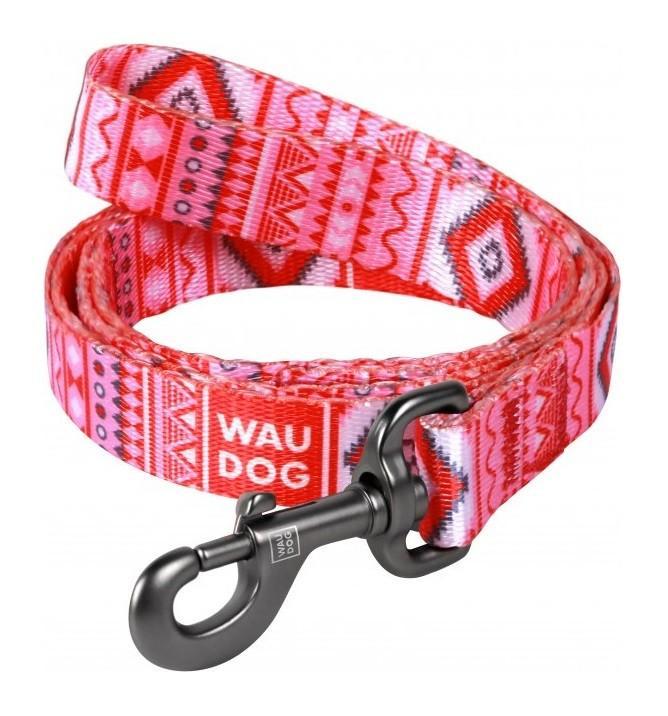 WAUDOG Ethno Red Hondenlijn Nylon 15 mm x 122 cm KOOPJE!!!, Dieren en Toebehoren, Hondenriemen, Nieuw, Hondenriem, Ophalen of Verzenden