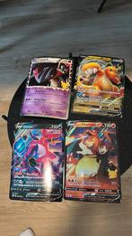 4 mega pokemonkaarten, Ophalen of Verzenden, Zo goed als nieuw, Meerdere kaarten, Foil