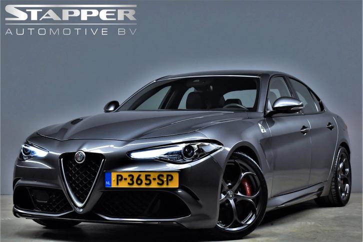 Alfa Romeo Giulia 2.9 V6 510pk Automaat Quadrifoglio Keramis, Auto's, Alfa Romeo, Bedrijf, Te koop, Giulia, ABS, Achteruitrijcamera