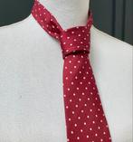 Austin Reed vintage bordeaux 100% zijde stropdas, Kleding | Heren, Austin Reed, Ophalen of Verzenden, Zo goed als nieuw, Met patroon