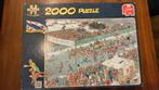 Puzzel Jan van Haasteren De Elfstedentocht 2000 stukjes, Ophalen of Verzenden, Meer dan 1500 stukjes, Zo goed als nieuw, Legpuzzel