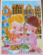 Blond Amsterdam - vriendinnen drinken een wijntje - nieuw, Ophalen of Verzenden, 1980 tot heden, Ongelopen, Overige thema's