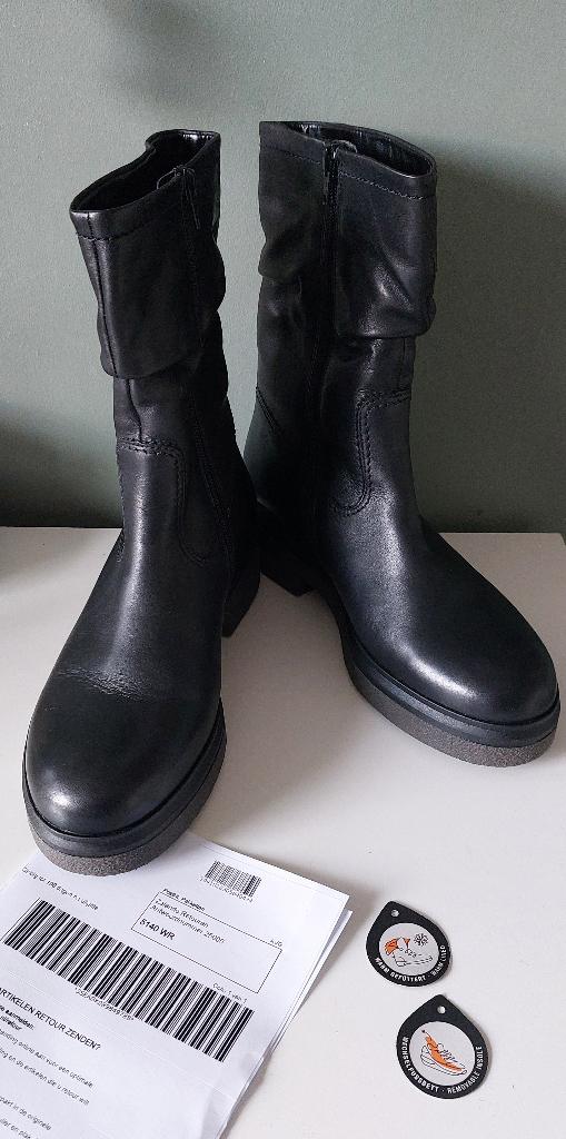 GABOR - Leren laarzen - Warm/Winter - Maat 41(7,5) NIEUW ✅, Zwart, Lage of Enkellaarzen, Gabor, Nieuw