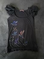Fornarina top met vogels maat M, Kleding | Dames, Tops, Maat 38/40 (M), Fornarina, Ophalen of Verzenden, Zo goed als nieuw