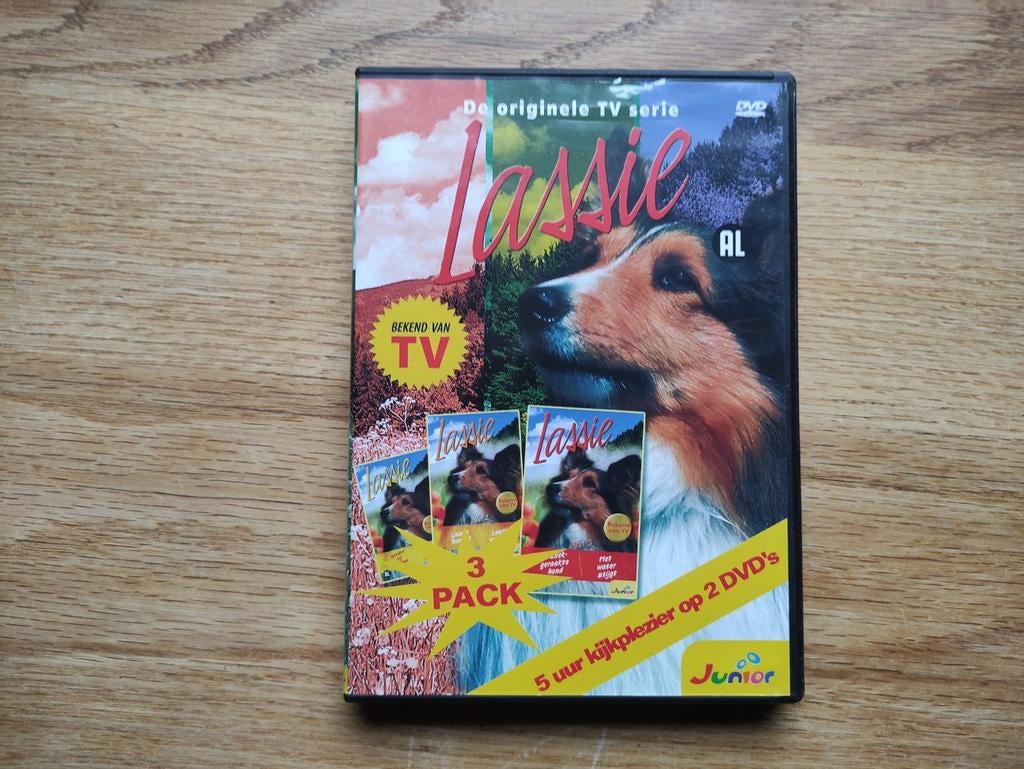 Lassie DVD 3-Pack - Klassieke TV Serie!, Cd's en Dvd's, Dvd's | Kinderen en Jeugd, Avontuur, Gebruikt, Alle leeftijden, Boxset