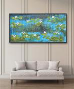 -WATERLELIES- groot doek Marcel de With (1964)., Ophalen