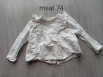 Blouse 74, Ophalen of Verzenden, Zo goed als nieuw, Meisje, Overhemdje of Bloesje
