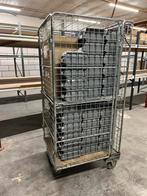 Gesloten rolcontainer - met tussen plateau (2 stuks), Doe-het-zelf en Verbouw, Transportwagens, 100 liter of meer, Ophalen, Zo goed als nieuw