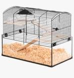 Hamsterkooi zwart/transparant, incl accessoires, Kooi, Zo goed als nieuw, Ophalen, Hamster