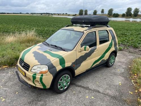 Suzuki Ignis 1.3 GL 2002 Zwart Garbage run Barrelchallenge, Auto's, Suzuki, Particulier, Ignis, ABS, Airbags, Airconditioning