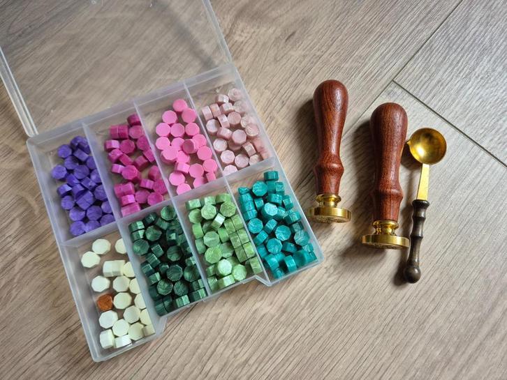 Complete wax / lak stempel set, Hobby en Vrije tijd, Stempelen, Nieuw, Overige typen, Ophalen of Verzenden