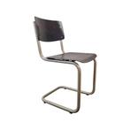 Gispen sledestoelen Ahrend buisframe eetkamerstoelen