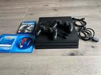 PS4 Pro 1TB + 2 Controllers, Gebruikt, Met 2 controllers, Ophalen of Verzenden, 1 TB
