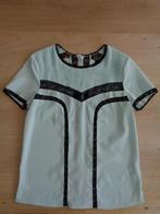 Zgan super aparte top Maison Scotch kant/ knoopjes 1 XS, Blauw, Zo goed als nieuw, Korte mouw, Maat 34 (XS) of kleiner
