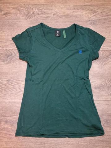 G-star shirt donkergroen  beschikbaar voor biedingen
