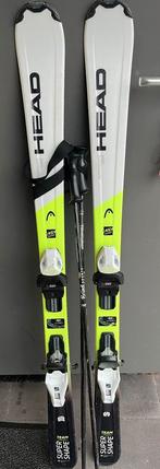 Head Super Shape Team 4.0 Junior Ski + Stokken, Ophalen, 100 tot 140 cm, Zo goed als nieuw, Skiën