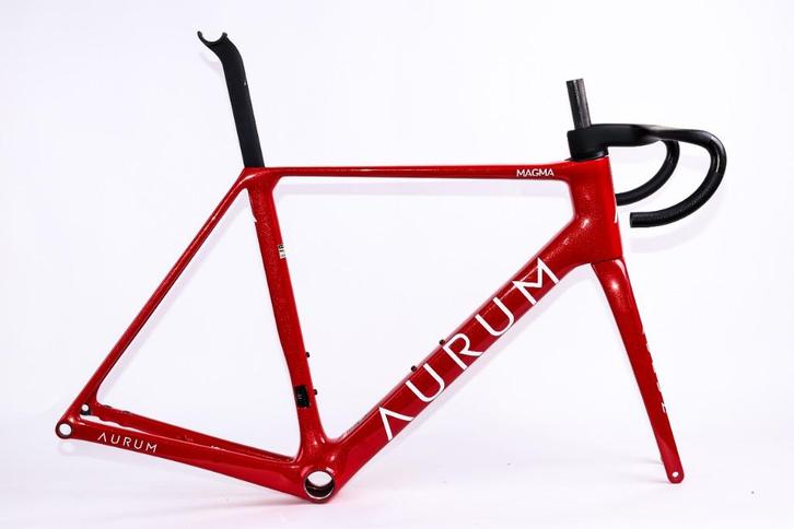 Aurum Magma Rood Carbon Frameset NIEUW Custom Build 56, Fietsen en Brommers, Fietsen | Racefietsen, Nieuw, Overige merken, Meer dan 20 versnellingen