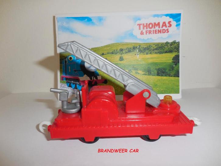Trackmaster Thomas de Trein, Brandweer Car, Kinderen en Baby's, Speelgoed | Thomas de Trein, Zo goed als nieuw, Ophalen of Verzenden