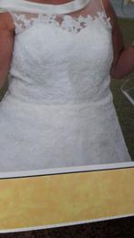 Bruidsjurk maat 44/46 + schoenen maat 39, Ophalen, Gedragen, Wit, Trouwjurk