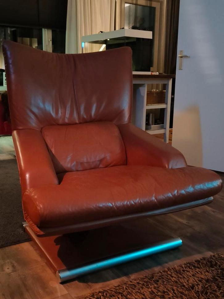Rolf Benz Relax Fauteuil - Tijdloos Design! Model 6500, Huis en Inrichting, Fauteuils, Gebruikt, Leer, 75 tot 100 cm, 75 tot 100 cm